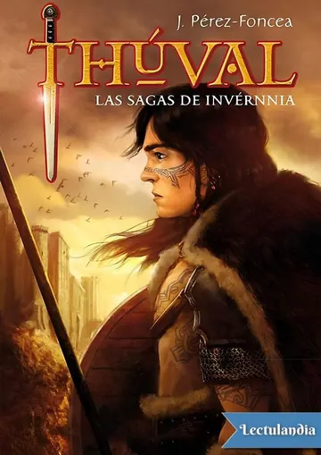 Thúval: Las sagas de Invérnnia de J. Pérez-Foncea, portada del libro
