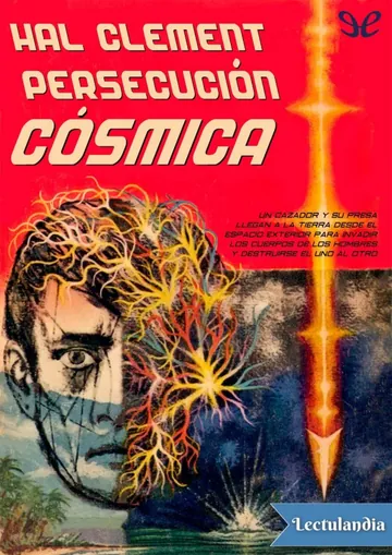 Persecución cósmica de Hal Clement, portada del libro