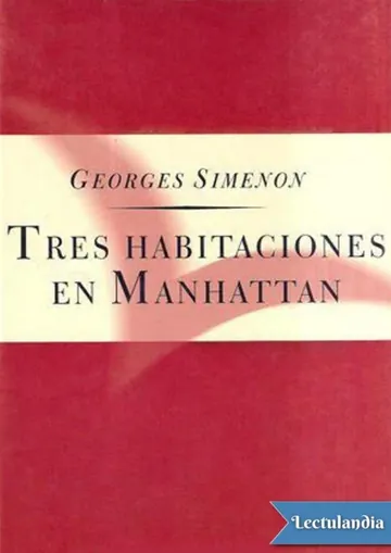 Tres habitaciones en Manhattan de Georges Simenon, portada del libro