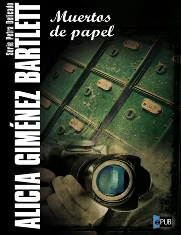 Muertos de papel de Alicia Gimenez Bartlett, portada del libro