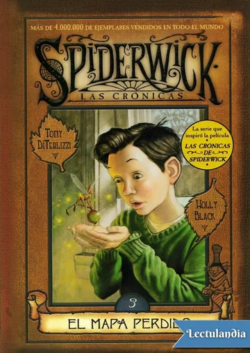 El mapa perdido de Tony DiTerlizzi, portada del libro