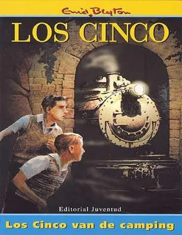 Los Cinco van de camping de Enid Blyton, portada del libro