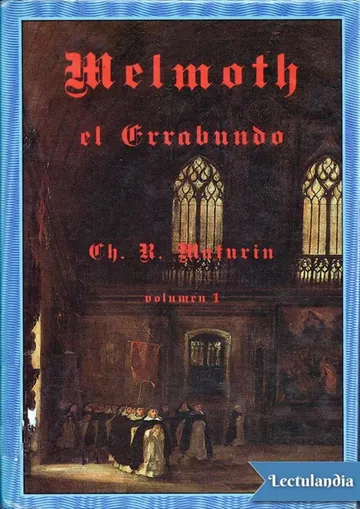 Melmoth el errabundo vol.1 de Charles Robert Maturin, portada del libro