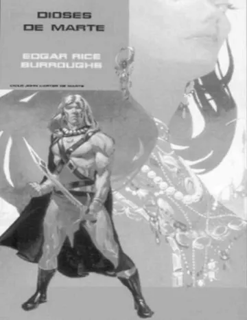 Marte 02 - Dioses de Marte de Edgar Rice Burroughs, portada del libro
