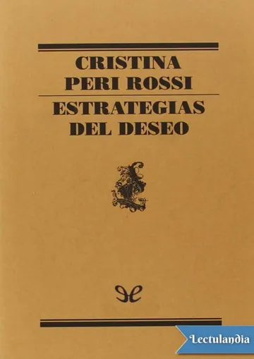 Estrategias del deseo de Cristina Peri Rossi, portada del libro