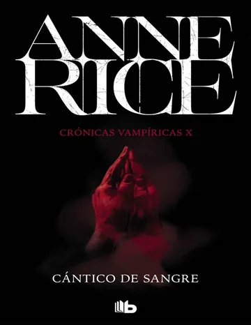 Cantico de sangre (Cronicas Vampiri de Anne Rice, portada del libro