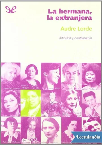 La hermana, la extranjera de Audre Lorde, portada del libro