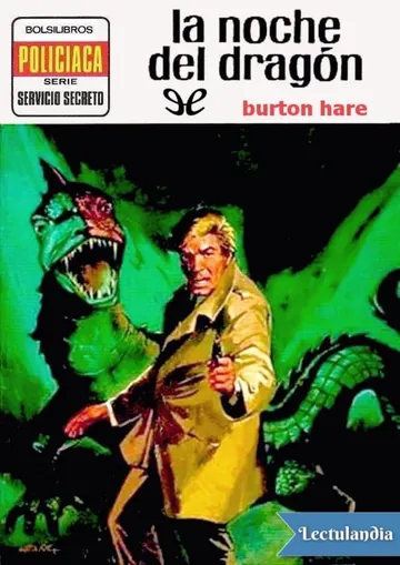 La noche del dragón de Burton Hare, portada del libro