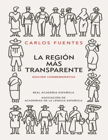 La region mas transparente (Edicion de Carlos Fuentes, portada del libro