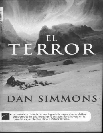 El Terror de Dan Simmons, portada del libro
