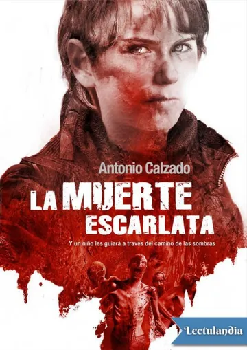 La muerte escarlata de Antonio Calzado, portada del libro