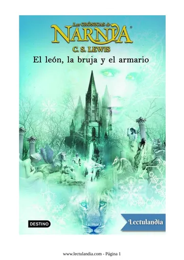 El león, la bruja y el ropero de C.S. Lewis, portada del libro
