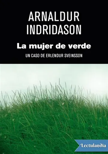 La mujer de verde de Arnaldur Indridason, portada del libro