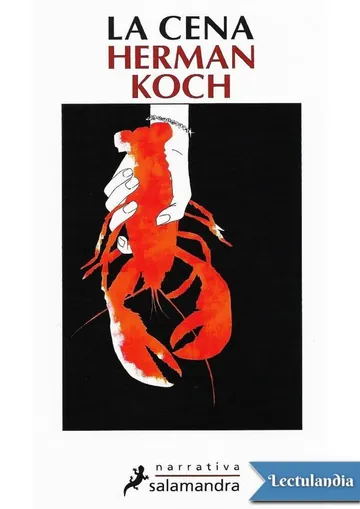 La cena de Herman Koch, portada del libro
