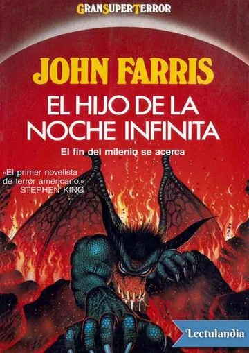 El hijo de la noche infinita de John Farris, portada del libro
