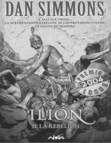 Ilion 2 - La rebelión de Dan Simmons, portada del libro