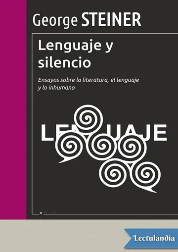 Lenguaje y silencio de George Steiner, portada del libro
