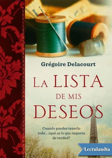 La lista de mis deseos de Grégoire Delacourt, portada del libro