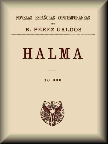 Halma de Benito Pérez Galdós, portada del libro