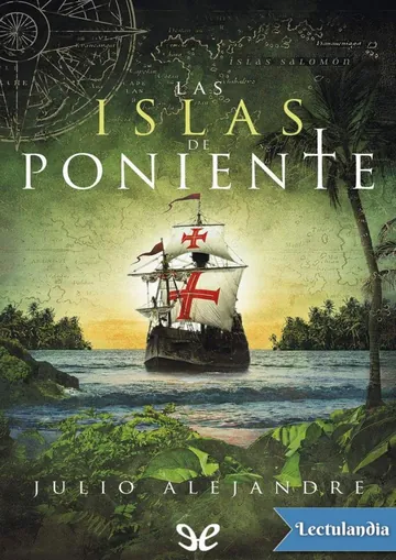 Las islas de Poniente de Julio Alejandre, portada del libro