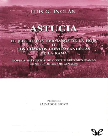 Astucia de Luis G. Inclan, portada del libro