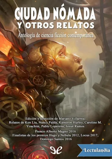 Ciudad nómada y otros relatos de AA. VV., portada del libro