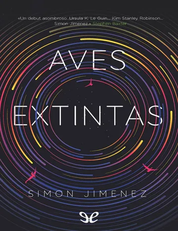 Aves extintas de Simon Jimenez, portada del libro