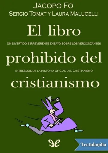 El libro prohibido del cristianismo de Jacopo Fo, portada del libro