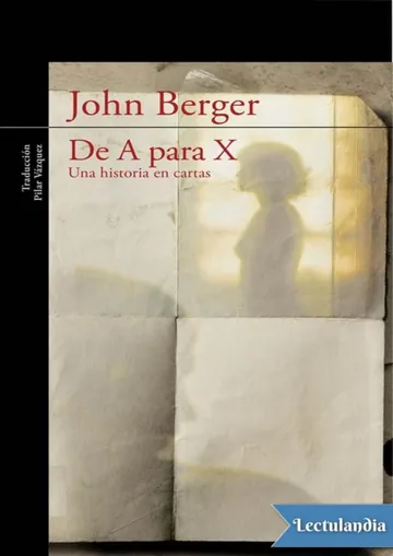 De A para X de John Berger, portada del libro