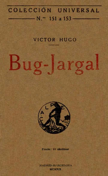 Bug-Jargal de Victor Hugo, portada del libro