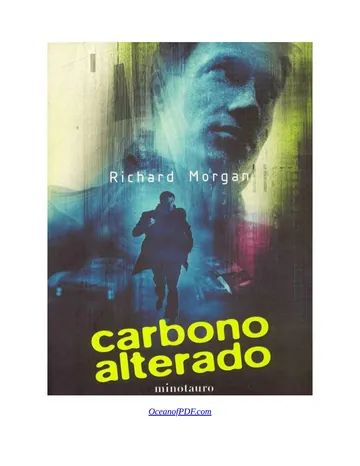 Carbono Alterado de Richard Morgan, portada del libro
