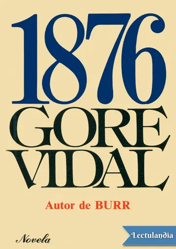 1876 de Gore Vidal, portada del libro