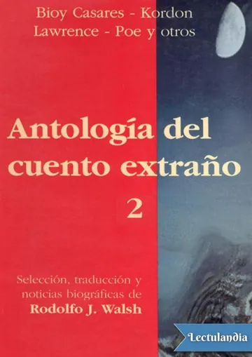 Antología del cuento extraño 2 de AA. VV., portada del libro