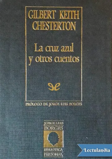 La cruz azul y otros cuentos de G. K. Chesterton, portada del libro