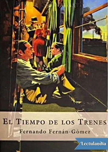 El tiempo de los trenes de Fernando Fernán Gómez, portada del libro