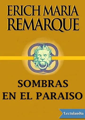 Sombras en el paraíso de Erich Maria Remarque, portada del libro