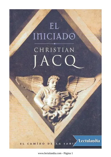 El Iniciado de Christian Jacq, portada del libro