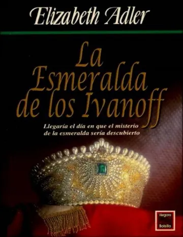 La esmeralda de los Ivanoff de Elizabeth Adler, portada del libro