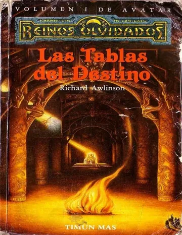 Las tablas del Destino de Richard Awlinson, portada del libro
