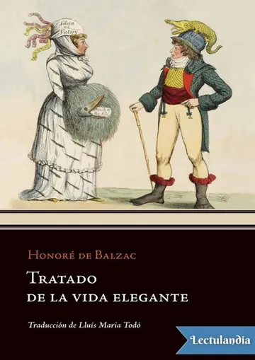 Tratado de la vida elegante de Honoré de Balzac, portada del libro
