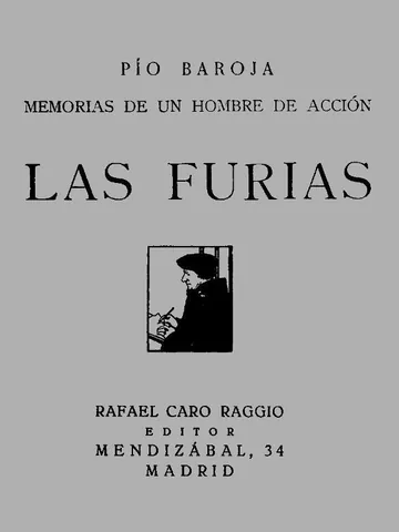 Las Furias de Pío Baroja, portada del libro