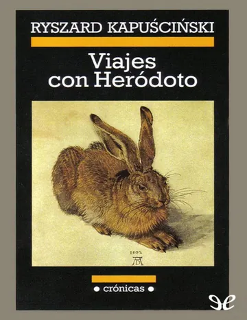 Viajes con Heródoto de Ryszard Kapuscinski, portada del libro