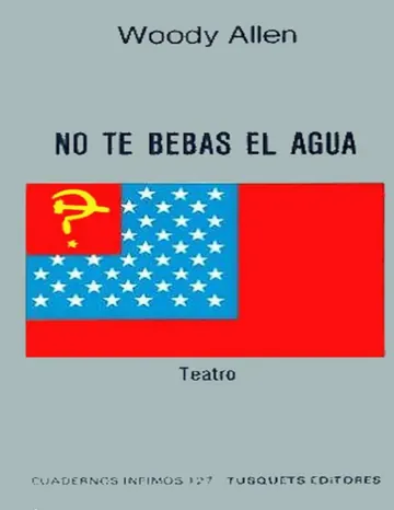 No te bebas el agua de Woody Allen, portada del libro