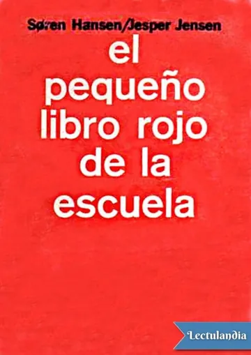 El pequeño libro rojo de la escuela de Soren Hansen, portada del libro