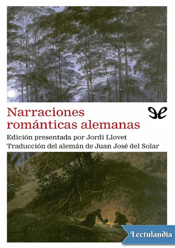 Narraciones románticas alemanas de AA. VV., portada del libro