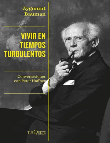 Vivir en tiempos turbulentos de Zygmunt Bauman, portada del libro