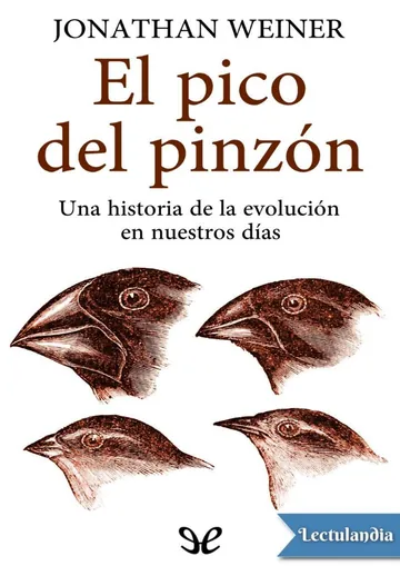 El pico del pinzón de Jonathan Weiner, portada del libro