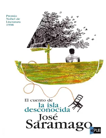 El cuento de la isla desconocida de Jose Saramago, portada del libro