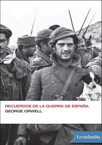 Recuerdos de la guerra de España de George Orwell, portada del libro