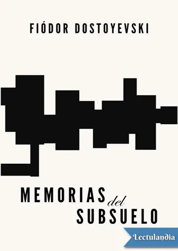 Memorias del subsuelo de Fiódor Dostoyevski, portada del libro